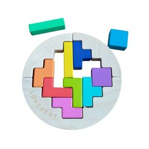 Lovevery wobble puzzle Montessori wooden toy